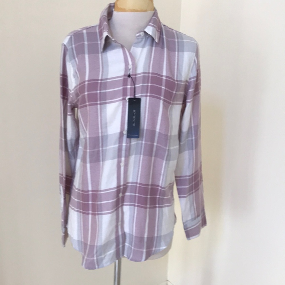 New! Banana Republic factory small long sleeve check shirt.